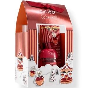 Holiday Sweets Bath Set - Red